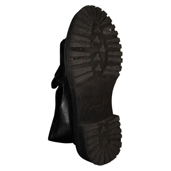 Torrid Chunky Lug Loafers Black Platform Slip-On Shoes Women’s 10 WW - Picture 6 of 12